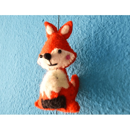 Móvil infantil Animalitos hecho en fieltro
