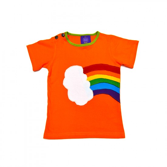 Camiseta Hippie Orgullo Arco Iris