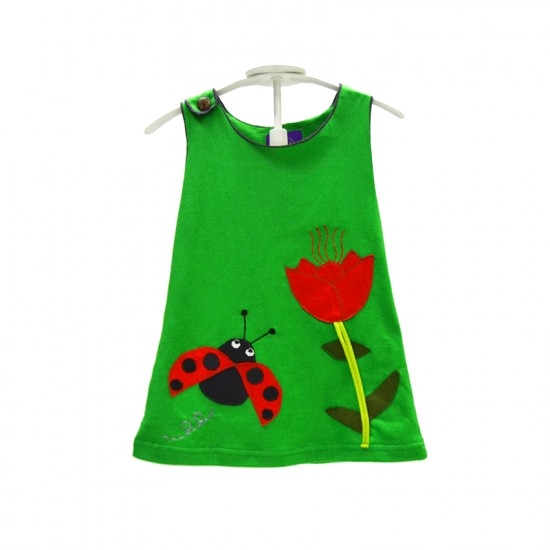 Vestido Hippie hecho a mano Mariquita para Niñas