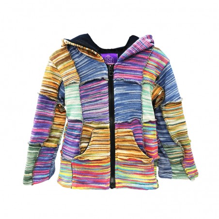 Chaqueta Hippie Patchwork de hilo Infantil