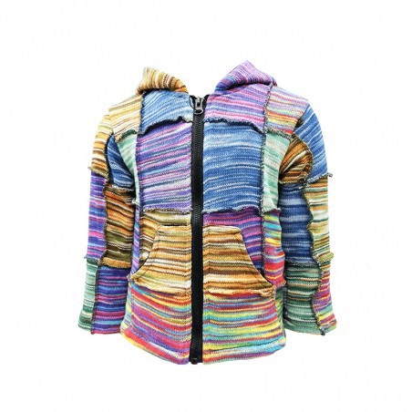 Chaqueta Hippie Patchwork de hilo Infantil