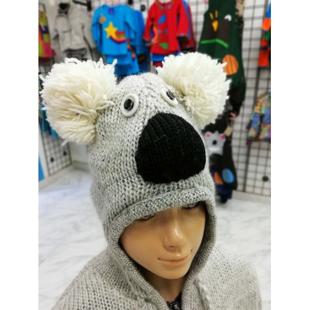 Chaqueta Hippie Koala de lana para niños y niñas