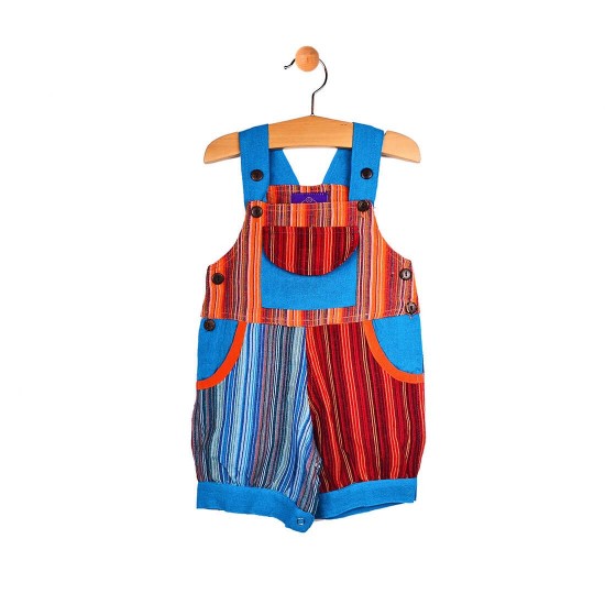 Peto Corto hippie bolsillo con velcro