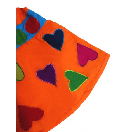 Vestido Corazón Hippie Rosa