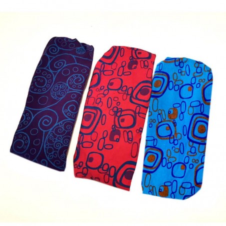 Cintas de pelo para niñas Pack de tres colores morado, azul y rosa