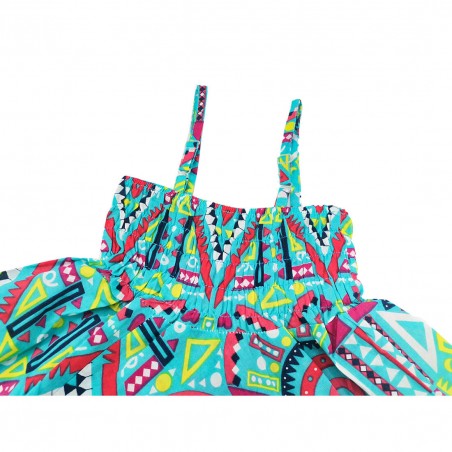 vestido hippie de tirantes pantalón afgano para niñas