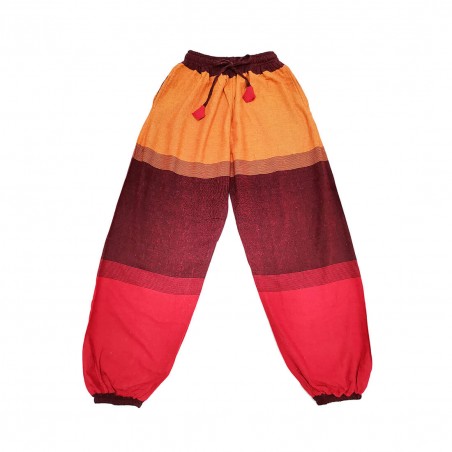 Pantalón bombacho para adulto o mujer color rojo, naranja