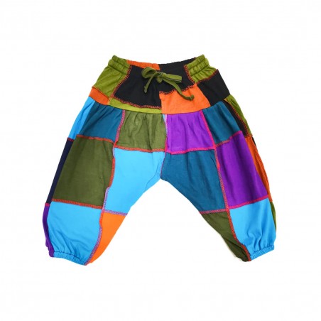 Pantalón parches afgano para bebés y niños