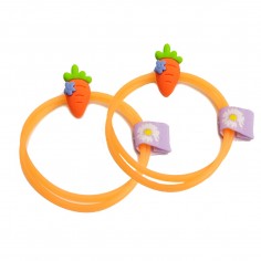 Coleteros de silicona , pulseras de frutas divertidas para niñas 2