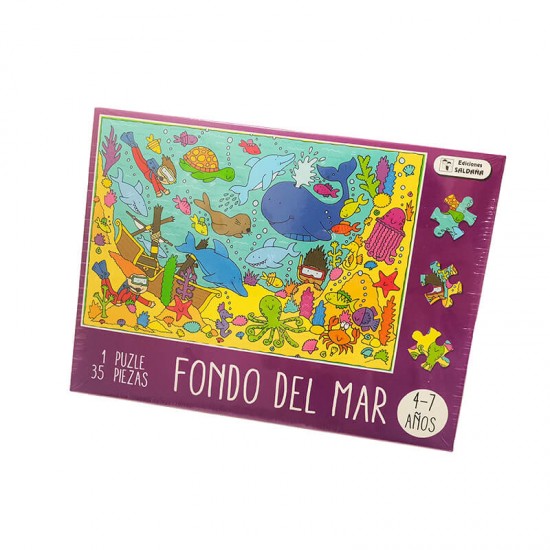 Puzzle Fondo del Mar 35 Piezas