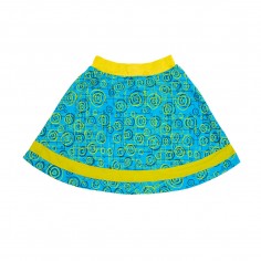 falda etnica estampada para niñas desde los 6 meses hasta los 6 años, estilo hippie
