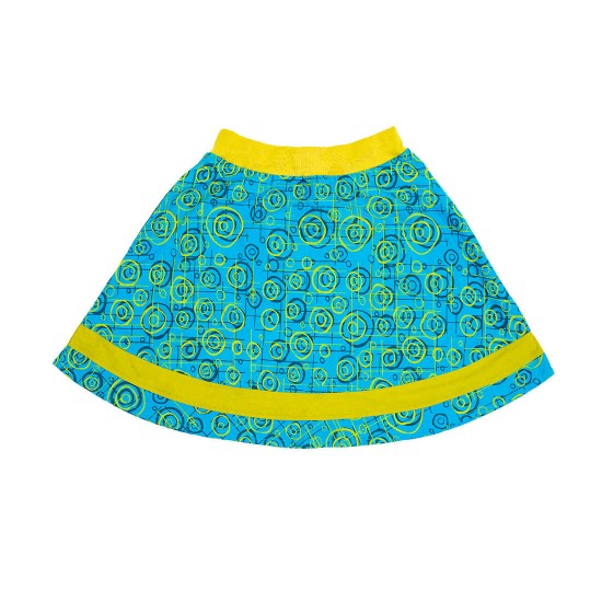 falda etnica estampada para niñas desde los 6 meses hasta los 6 años, estilo hippie