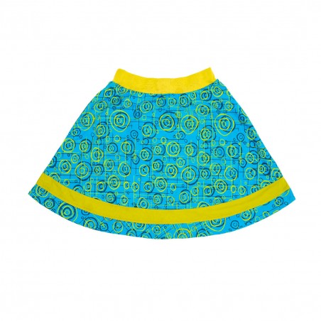 falda etnica estampada para niñas desde los 6 meses hasta los 6 años, estilo hippie
