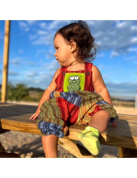 Peto largo para bebés y niños, moda infantil hippie y étnica, peto largo con tirantes para otoño, ropa infantil, ropa niños