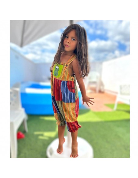 peto bebé largo para disfrutar de la naturaleza, el campo, con libertad de movimiento, ropa infantil original