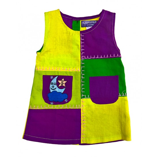 Vestido Parches Multicolor