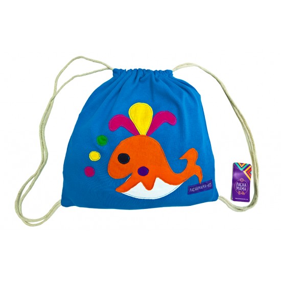 Mochila Hippie Ballena Niños