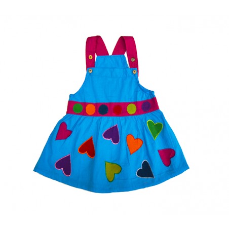 Vestido Corazón Hippie Rosa