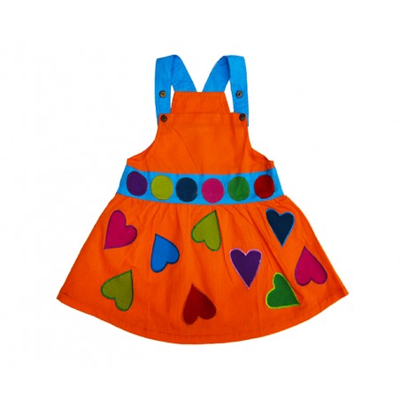 Vestido Corazón Hippie Rosa