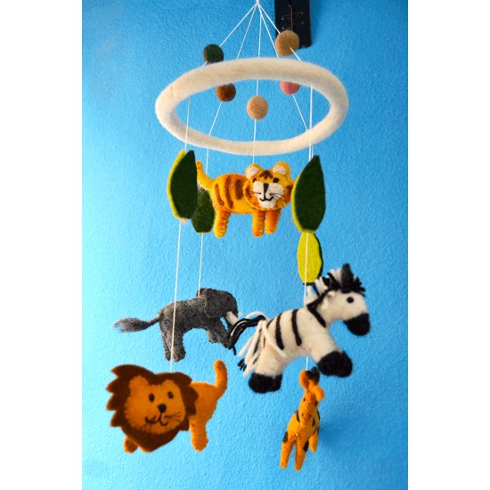 Carrusel Móvil animales de la selva