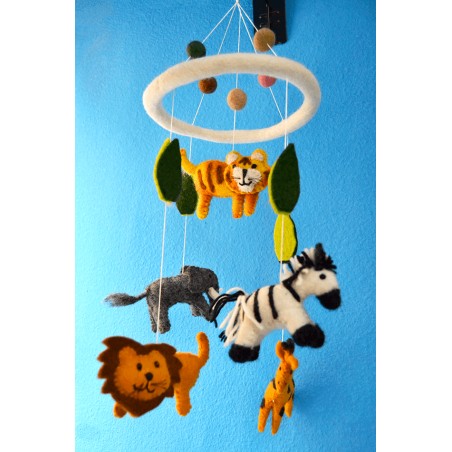 Carrusel Móvil animales de la selva