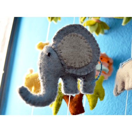 Móvil Carrusel infantil zoo