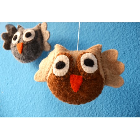 Móvil Carrusel infantil Buhos